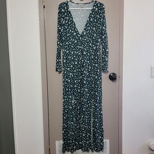 ASOS Green Floral Dress Size 16